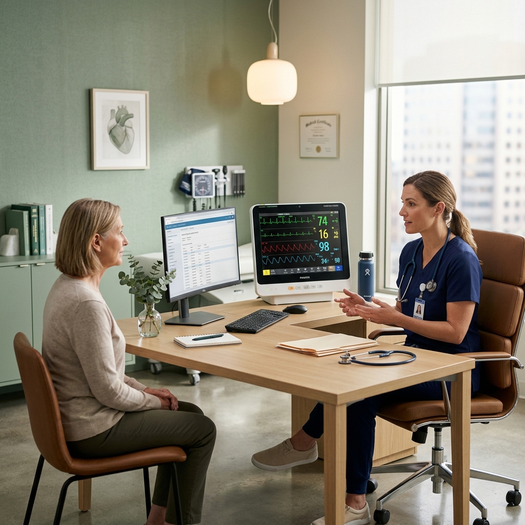 Cardiology consultation at Meridian Health